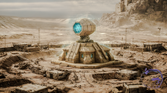 AXTLAN - The 17 Suns Planet - Formation - Building Concept Art #1