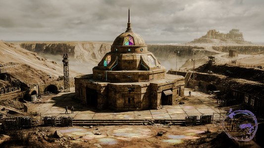 AXTLAN - The 17 Suns Planet - Formation - Building Concept Art #4