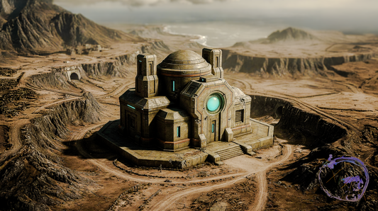 AXTLAN - The 17 Suns Planet - Formation - Building Concept Art #5