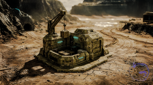 AXTLAN - The 17 Suns Planet - Formation - Building Concept Art #8