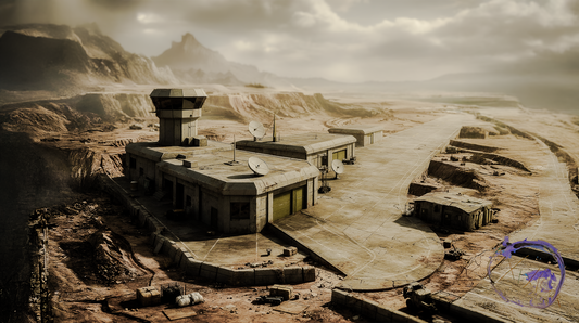 AXTLAN - The 17 Suns Planet - Formation - Building Concept Art #15