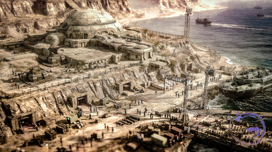 AXTLAN - The 17 Suns Planet - Formation - Building Concept Art #17