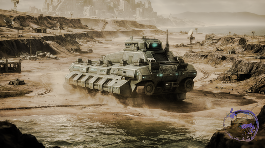 AXTLAN - The 17 Suns Planet - Formation - Vehicle Concept Art #14