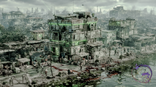 AXTLAN - The 17 Suns Planet - Rats - Building Concept Art #3