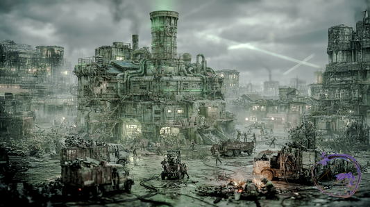 AXTLAN - The 17 Suns Planet - Rats - Building Concept Art #5