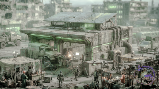 AXTLAN - The 17 Suns Planet - Rats - Building Concept Art #7