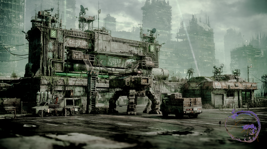 AXTLAN - The 17 Suns Planet - Rats - Building Concept Art #8