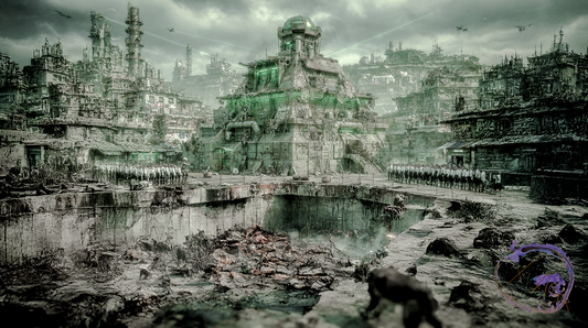 AXTLAN - The 17 Suns Planet - Rats - Building Concept Art #13