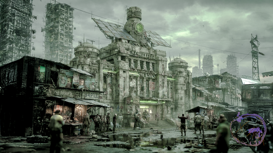 AXTLAN - The 17 Suns Planet - Rats - Building Concept Art #16