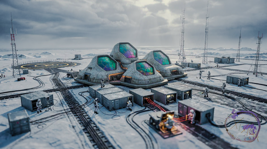 AXTLAN - The 17 Suns Planet - Sirocco - Building Concept Art #2